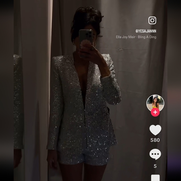 BNWT! Zara sequined blazer - Picture 6 of 13